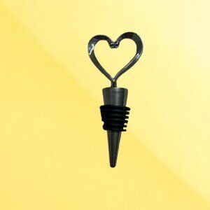 heart shape wine bottle stopper